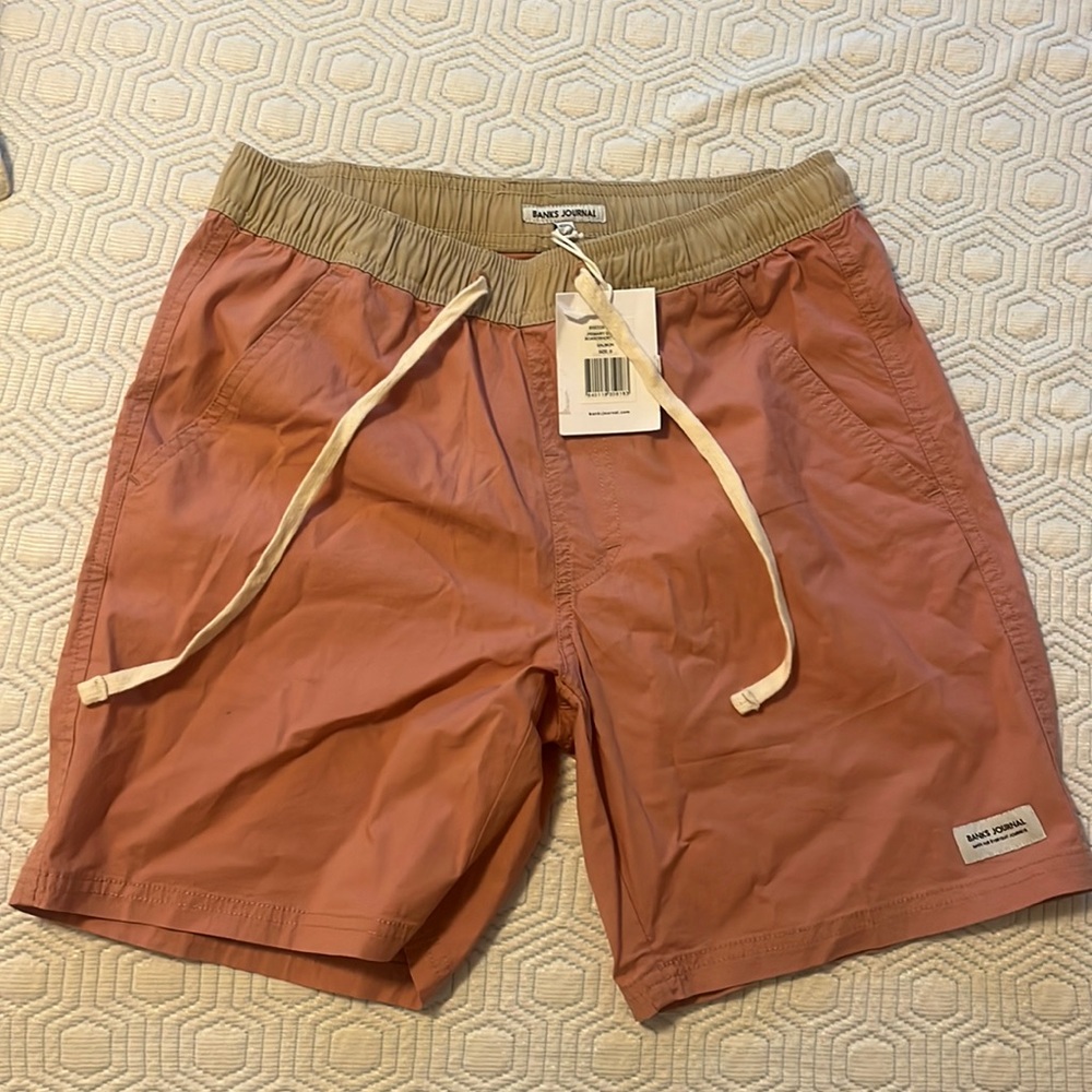 Banks Journal Salmon Swim Trunks (New)